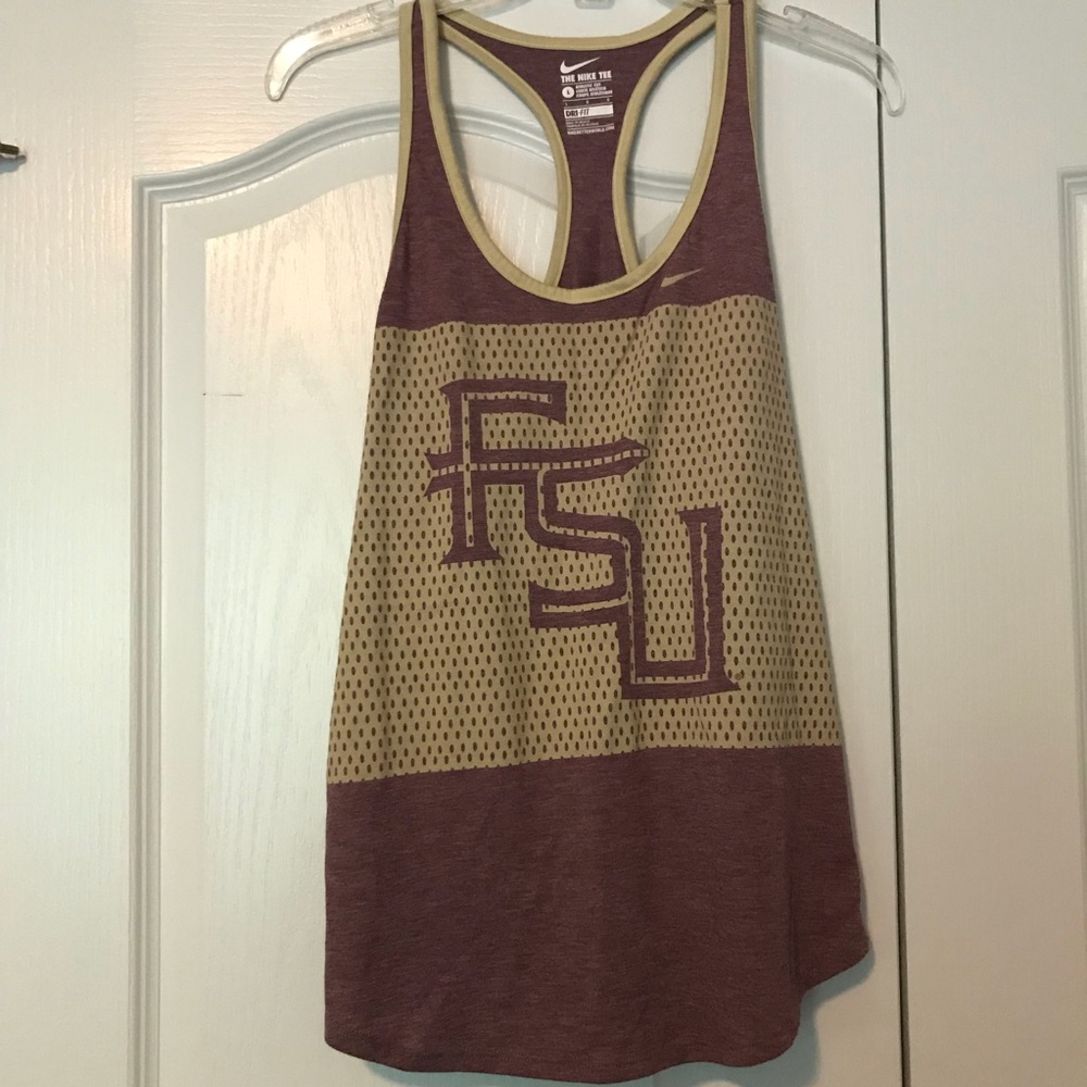 FSU Noles The Nike Tee Tank Top Dri-Fit